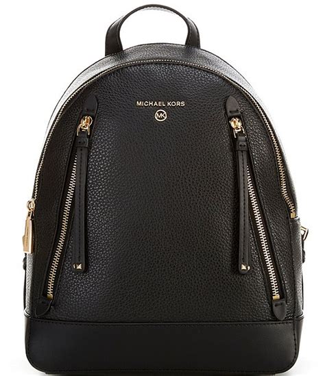 brooklyn michael kors|michael kors brooklyn leather backpack.